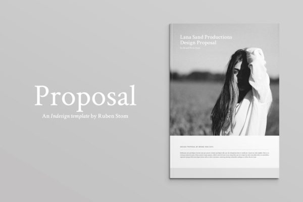 企业品牌宣传画册设计模板 Lana Proposal Template
