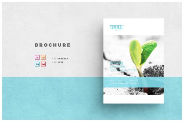 企业宣传产品介绍画册设计模板 Brochure