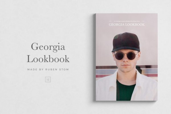 时尚产品手册画册设计模板 Georgia Lookbook Template