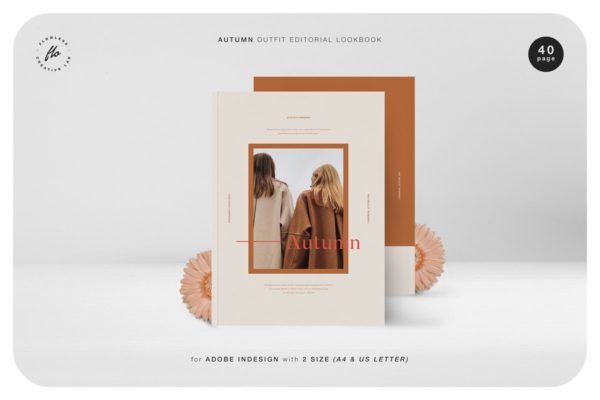 时尚秋季服装产品图册宣传册设计