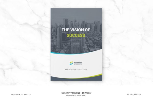 企业宣传画册设计模板 Company Profile – 16 Pages