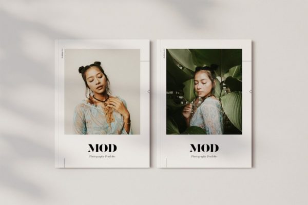 Mod时尚摄影作品图册设计模板