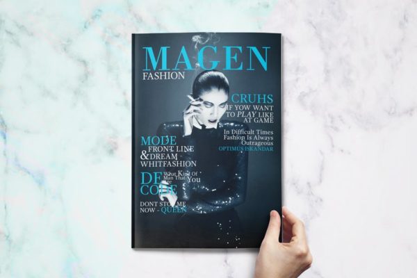 时尚行业主题杂志设计模板精选 Fashion Magazine