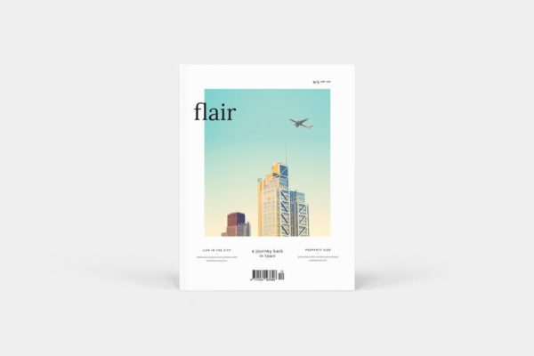 时尚旅行/建筑/生活主题杂志设计模板精选 Flair Magazine