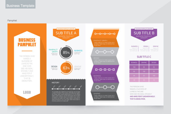 企业产品手册/商业小册子传单设计模板