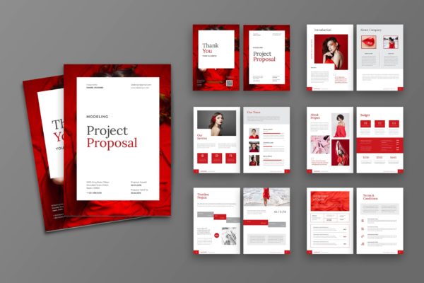 服装设计行业投标标书制作模板 Proposal