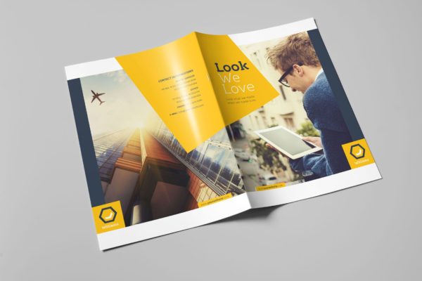 企业宣传册排版设计模板 Williams Business Bifold