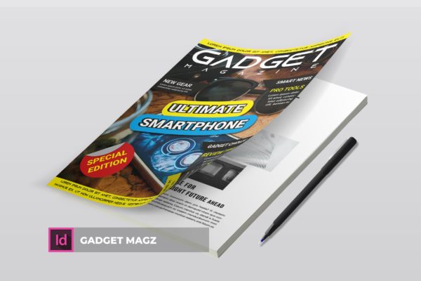 信息科技类杂志设计模板精选 Gadget | Magazine Template