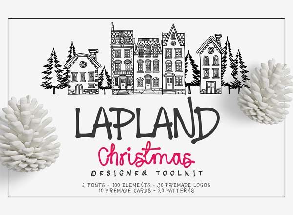 蚂蚁素材精选下午茶：好用高品质的多功能圣诞节素材精选kit[Ai]