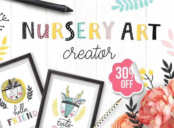 充满童趣的手绘动物字母素材精选打包文件[png,eps]