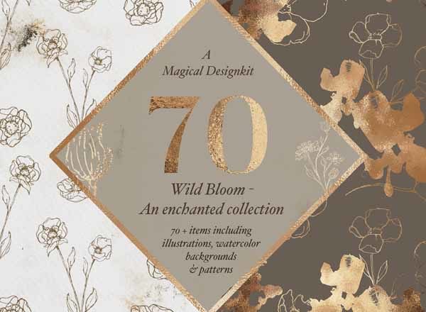 大气典雅的水彩花卉高清背景素材精选文件3.06G [ai,eps,png,jpg]