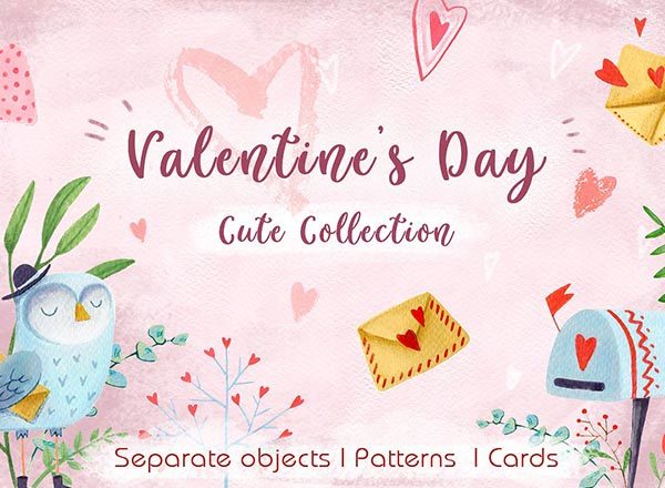 38妇女节情人节七夕手绘风格素材精选大汇总