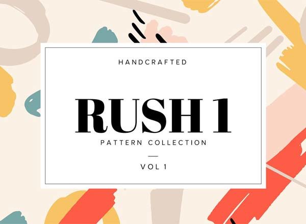 时尚、多彩的手绘特色背景纹理图形素材精选