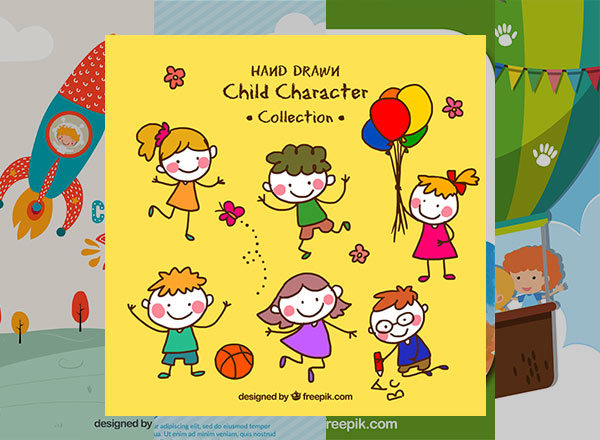 精美儿童主题平面素材精选汇总