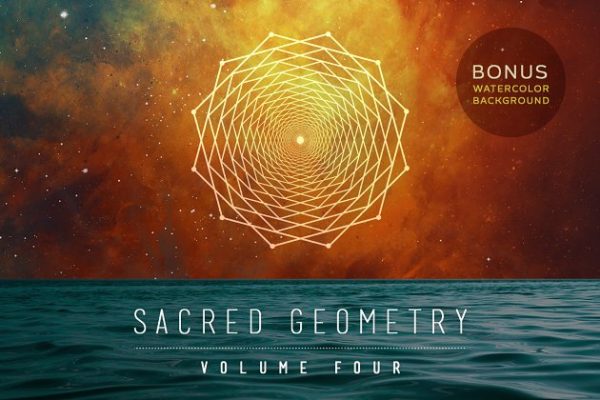宗教几何矢量图形素材精选包 Sacred Geometry Vector Pack Vol. 4