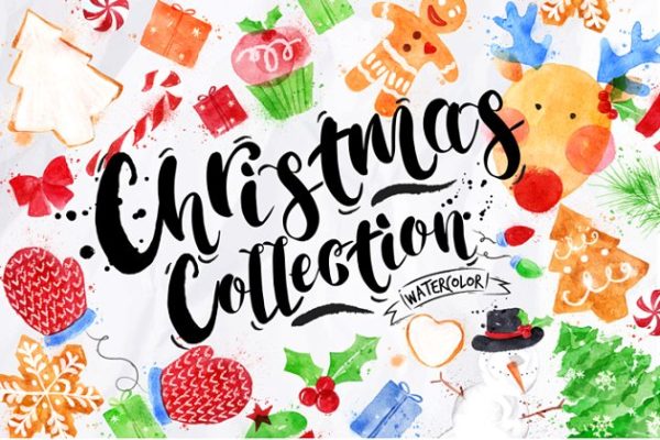 圣诞节主题设计物料素材精选汇总 Christmas Collection