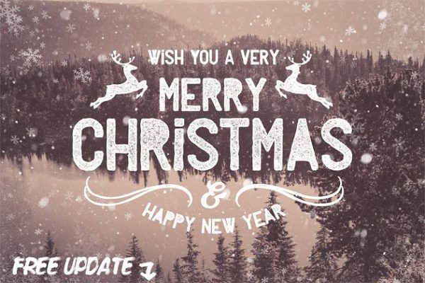 圣诞节主题元素叠层素材精选 Christmas Photo Overlays (PNG)