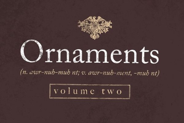 复古环绕装饰花边框架饰品套装 Decorative ornaments pack 2