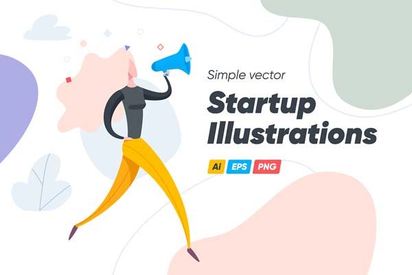 蚂蚁素材精选下午茶：个性的时尚矢量插画素材精选套装文件[XD,Sketch]