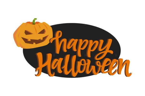 万圣节节日海报彩色矢量插画 Happy Halloween poster – colorful illustration