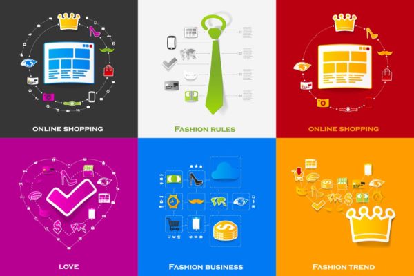 48个时尚购物信息图 48 FASHION&SHOPPING infographics