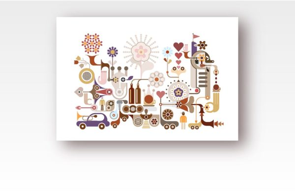 花卉节矢量插画设计素材精选 Flower Festival vector illustration