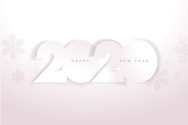 圣诞节庆祝暨迎接2020年主题矢量插画设计素材精选v5 Happy New Year 2020