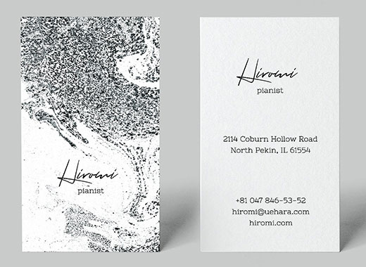 独特的大理石纹理背景的名片设计模板精选下载[psd]