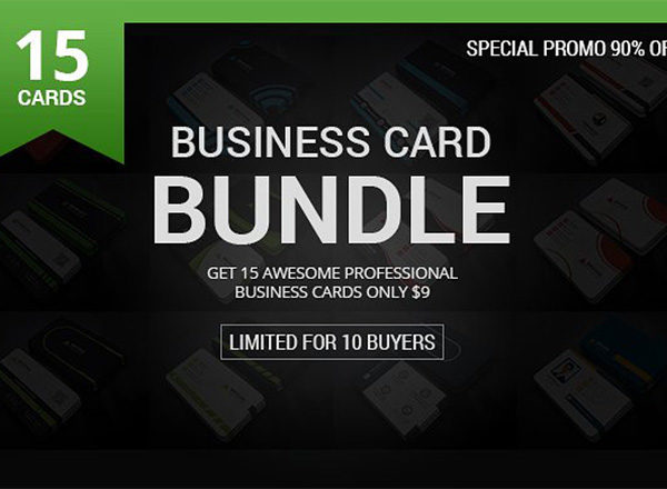 15个高端黑色商业商务风格名片设计模板精选