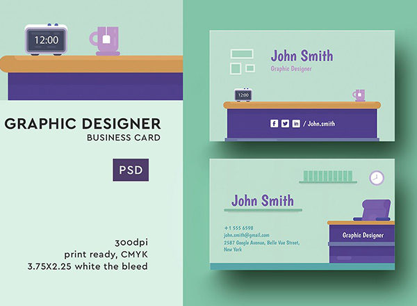 个性的时尚简约设计师名片设计模板精选