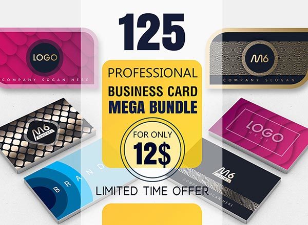 125个高品质的PSD和AI名片设计模板精选