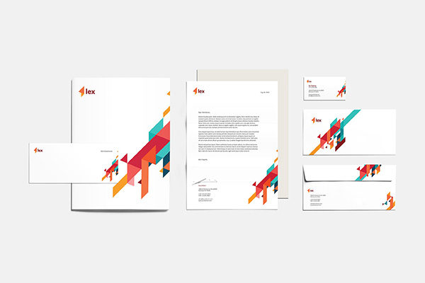 企业品牌形象VI设计模板精选下载 Lex Corporate Identity [indd]