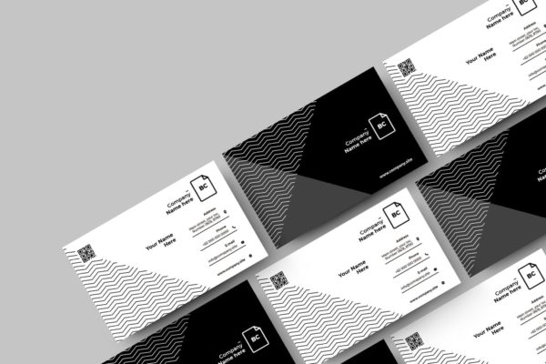 时尚优雅的高端多用途的商务商业质感名片设计模板精选-5