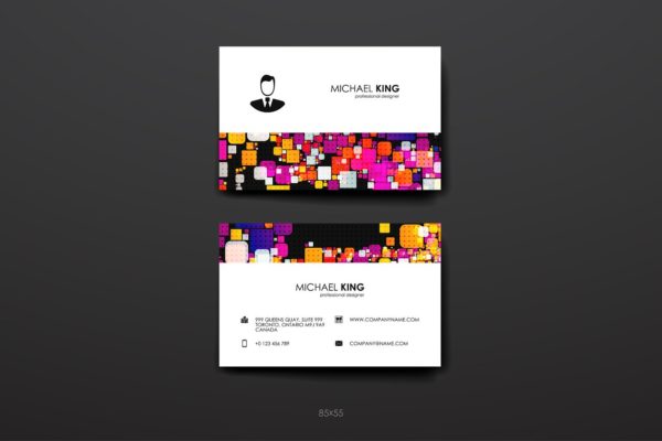 8款企业个人名片抽象设计模板精选 8 Business Cards