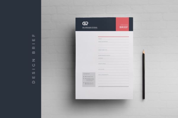 企业品牌简报设计模板精选 Design Brief Template