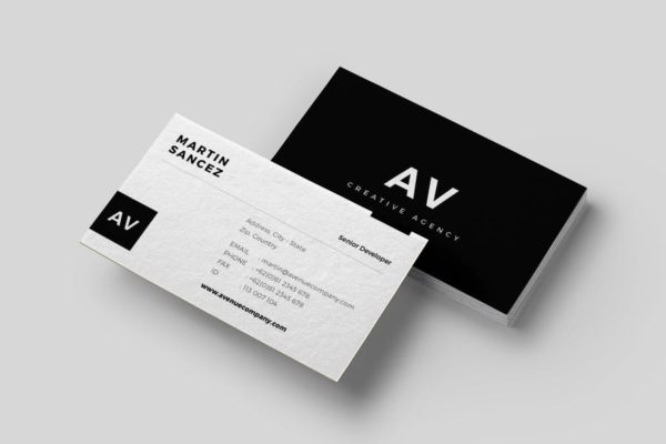 经典简约风企业名片设计模板精选下载 Business Card