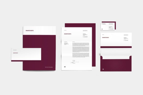 高级企业品牌办公文具套装设计模板精选 SE Corporate Identity