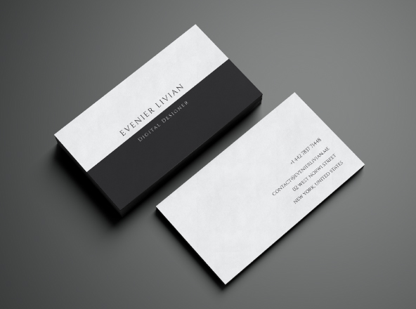极简主义风格企业名片设计模板精选 Minimal Business Card Template