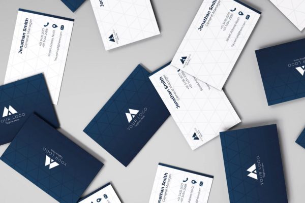 简约商务风格企业名片设计模板精选v1 Business Card Template.v1