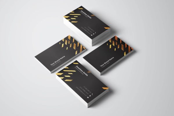 创意方块艺术企业名片设计模板精选v9 Business Card Template.v9