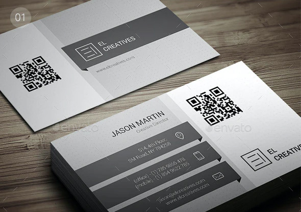 6套创意简约的商务名片包PS源文件下载[psd]