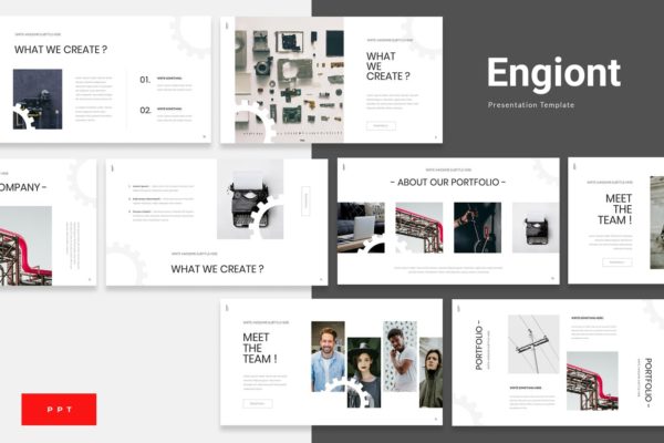 项目工程主题PPT设计模板 Engiont – Engineering Powerpoint Presentation缩略图 项目工程主题PPT设计模板 Engiont – Engineering Powerpoint Presentation