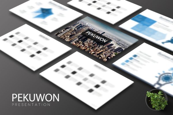 企业路演/融资/投标主题大洋岛精选Keynote模板设计模板 Pekuwon – Keynote Template