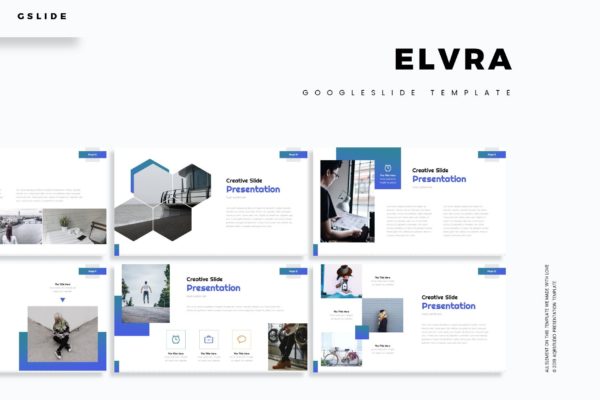 创意信息图表设计风格Google演示模板大洋岛精选 Elvra – Google Slide Template