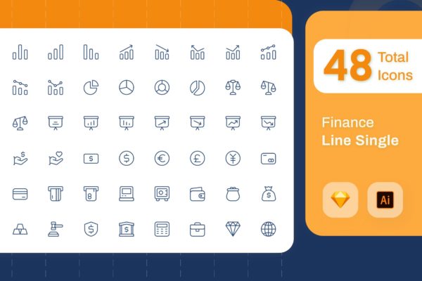 Line Senja系列:互联网金融主题矢量线性大洋岛精选图标素材包 Line Senja – Finance缩略图 Line Senja系列:互联网金融主题矢量线性大洋岛精选图标素材包 Line Senja – Finance