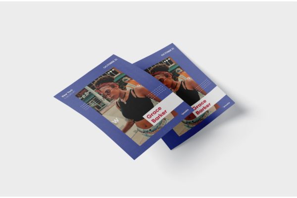 时尚品牌服饰宣传海报PSD素材大洋岛精选模板 Fashion Poster Template