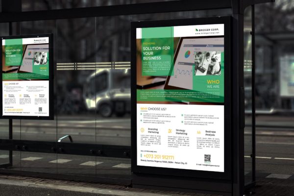 企业户外宣传海报版式设计模板 Bridger – Corporate Business Poster RY缩略图 企业户外宣传海报版式设计模板 Bridger – Corporate Business Poster RY