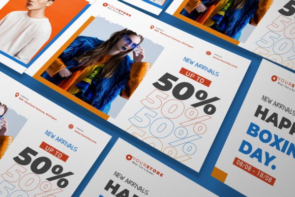 创意时尚促销活动横版传单设计模板 Creative Fashion Sale A5 Business Flyer Template缩略图 创意时尚促销活动横版传单设计模板 Creative Fashion Sale A5 Business Flyer Template