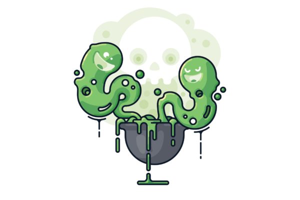 魔法药水手绘矢量插画大洋岛精选素材 Potion illustration