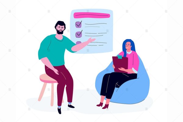 商业规划主题扁平设计风格矢量插画大洋岛精选 Business planning – flat design style illustration